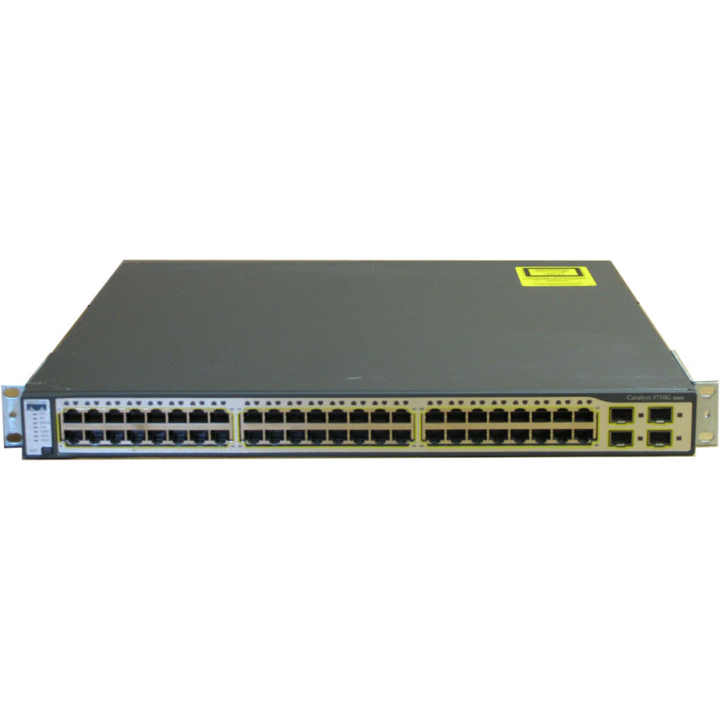 سوئیچ شبکه مدیریتی 48 پورت سیسکو مدل WS-C3750-48TS-S